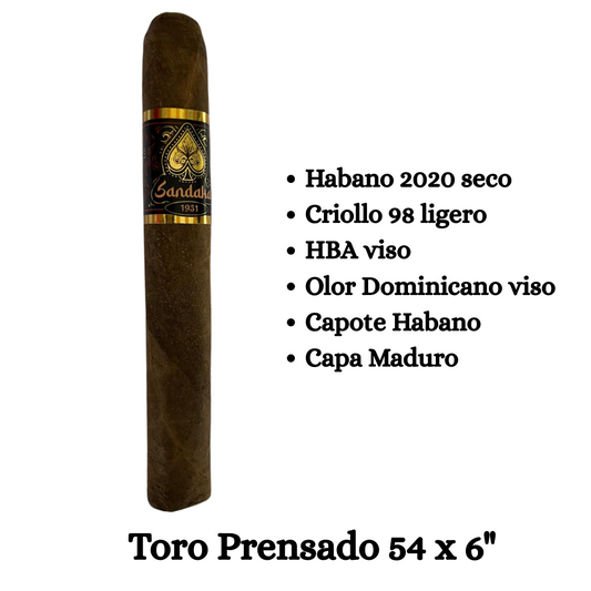 Imperial Cigars Factory: Toro Prensado 2 Capa Maduro
