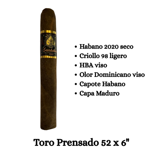 Imperial Cigars Factory: Toro Prensado 1 Capa Maduro
